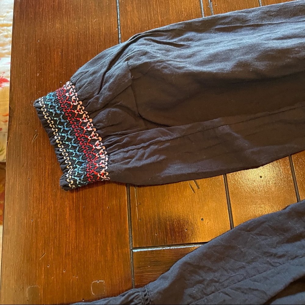 Free People Sun Beams Dress in Black - Picture 8 of 12